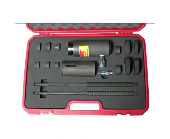 Набор для снятия и установки сайлентблоков и втулок грузовых автомобилей JTC с гидравлическим приводом, максимальное усилие 17т; рабочее 10т JTC-4115 – изображение 2