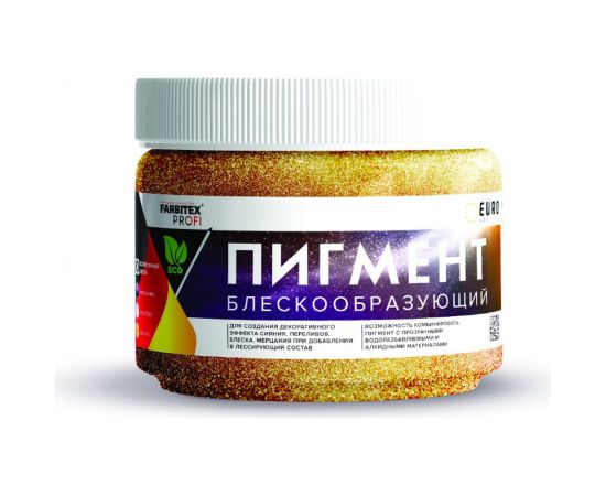 Блескообразующий пигмент для лессирующих составов FARBITEX (золото; 0.05 кг) 4300009418 – изображение 2