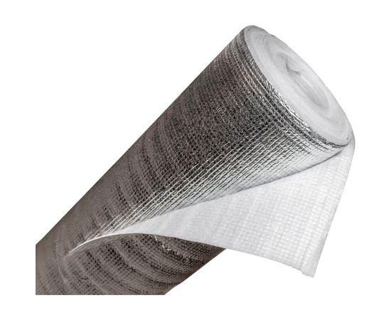 Отражающая теплоизоляция для теплого пола Алюфом PE 5 мм, 1x25 м 24255 – изображение 3