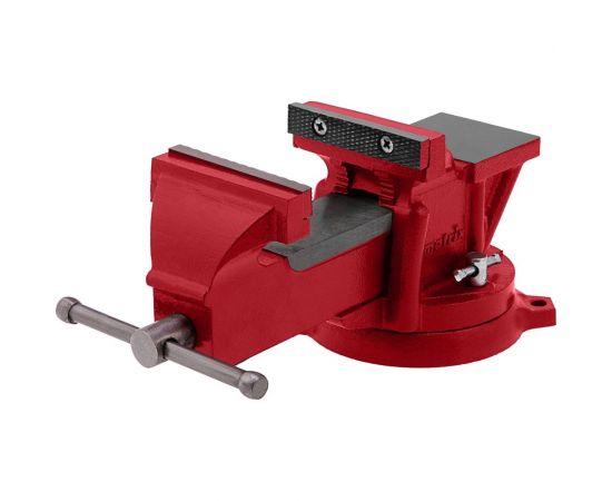 Слесарные тиски MATRIX 100 мм, поворотные, с наковальней 18600 – изображение 3