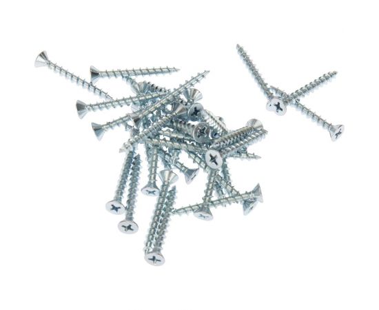 Оконный саморез KRANZ острый 4,1x35 белый цинк 500 шт. KR-01-3721-004 – изображение 4