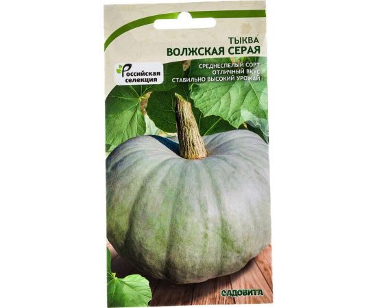 Семена САДОВИТА Тыква Волжская серая 10 семечек 00183592 – изображение 4