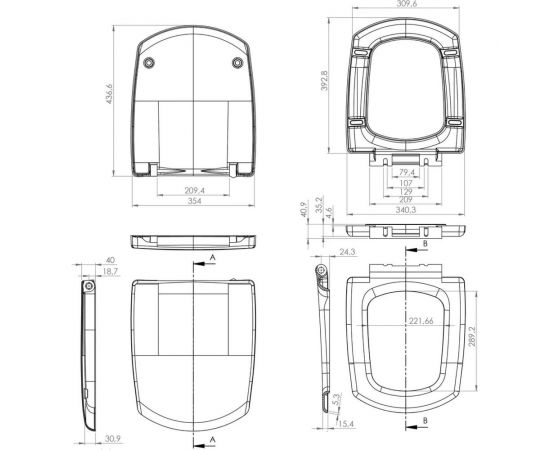 Сиденье для унитаза Cersanit CARINA S-DS-CARINA-DL-t – изображение 5