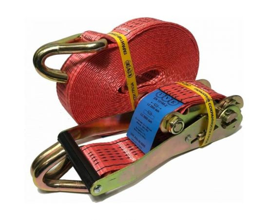 Стяжной ремень UVE 2,5/5,0 тн, 8 метров RS2-50-5000-8 