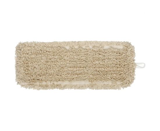 Плоская насадка МОП для швабры/держателя ЛАЙМА EXPERT 50 см, уши/карманы, нашивной хлопок 605304 