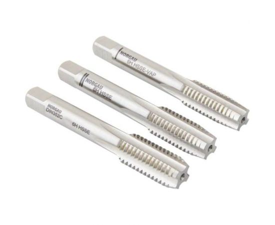 Комплект ручных метчиков NORGAU 3шт. M3х0,5 013007003 