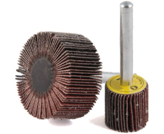 Валик лепестковый со шпинделем (20x20x6 мм; P240) GLOB ЛВШ20x20x6P240 