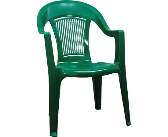 Пластиковое кресло Garden Story Фламинго темно-зеленое ФЛ-МТ008 