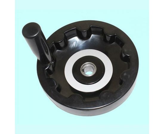 Маховик TLX 100x12x40x4мм DxdxHxb цельнолитой, бакелит с откидной ручкой 65936 