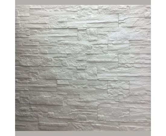 Плитка гипсовая ООО ПП Апогей Сланец Белый АК-04 бел 