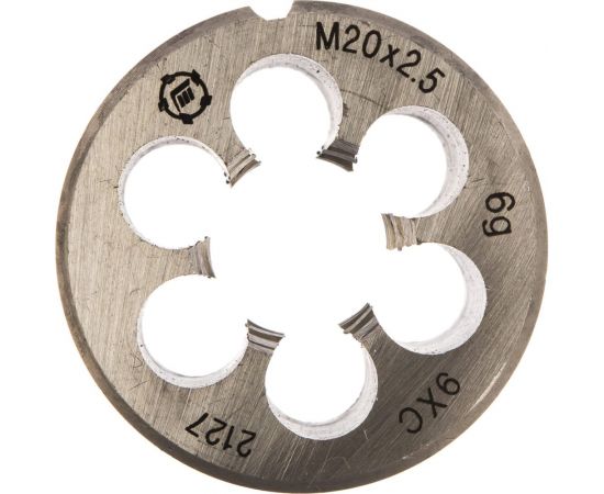 Плашка М 20 х2.5 9ХС ТМ Туламаш 57918 