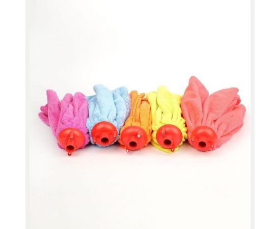 Насадка для швабры Доляна Юбочка цельная микрофибра, 150 грамм, цвет микс 1382136 – изображение 11