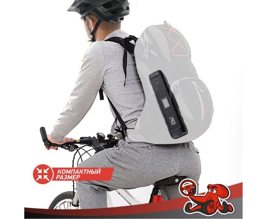 Компрессор-Power Bank DSV 3в1 беспроводной 4500мАч, LED фонарь, USB/Type-C, чехол 208100 – изображение 14