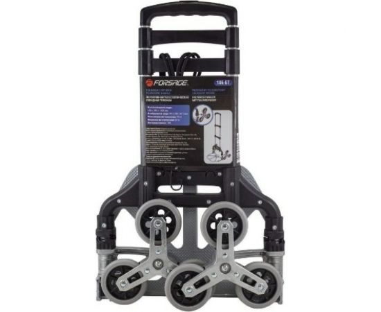 Складная тележка с телескопической ручкой и колесами на шарнирах Forsage 390x480 мм, г/п 70 кг F-106-6T 51837 – изображение 2