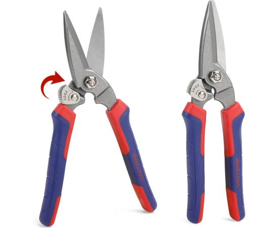 Универсальные кованые ножницы WORKPRO 200 мм WP214009 – изображение 2