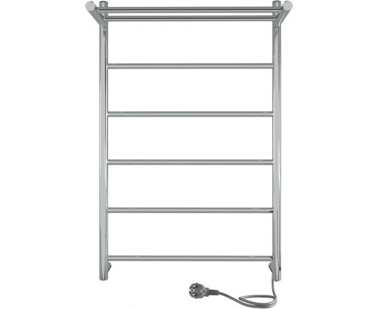 Полотенцесушитель INDIGO Line electro с полкой, 80/50, (скр.монтаж, унив.подкл.R/L, полиров.) LСLE80-50PR – изображение 2