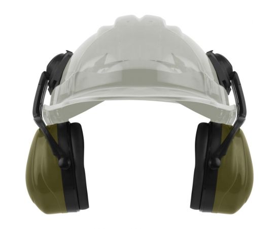 Противошумные наушники с разъемом на каску Jeta Safety Clamor Max 32 дБ оливковый JEM-621C – изображение 2