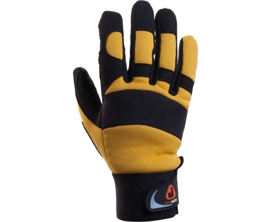 Антивибрационные перчатки Jeta Safety JAV01-VP, р. 11/ХХl, черно-желтые JAV01-VP-11/XXL – изображение 2