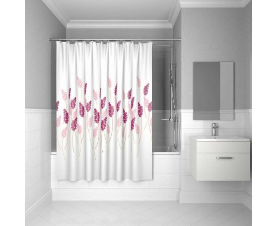 Штора для ванной комнаты IDDIS 200*200 см, полиэстер, lavender happiness SCID120P – изображение 2