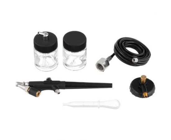 Мини-аэрограф с набором аксессуаров INTERTOOL PT-1503 – изображение 2