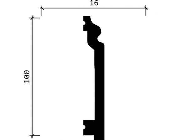 Напольный плинтус Decor-Dizayn ударопрочный влагостойкий цвет серый бархат 100Х16Х2400 мм 701-25 – изображение 3