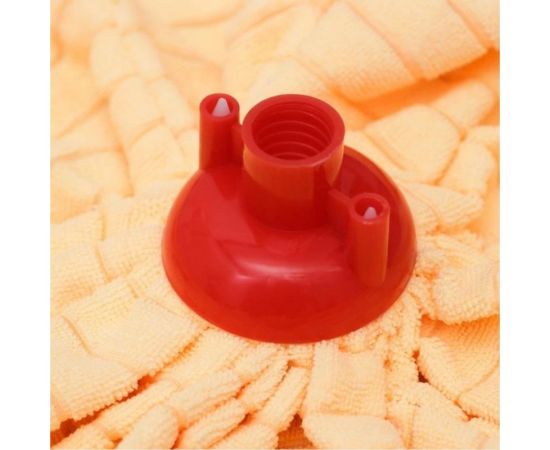 Насадка для швабры Доляна Юбочка цельная микрофибра, 150 грамм, цвет микс 1382136 – изображение 3