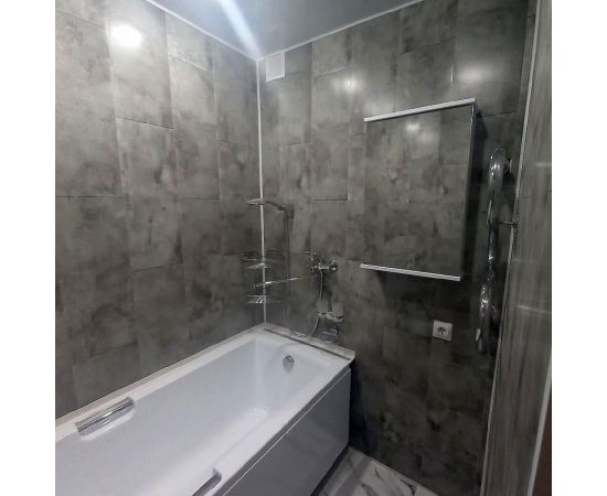 Панель ПВХ КронаПласт Unique метро серый, 4 шт. 00-00038330 – изображение 4