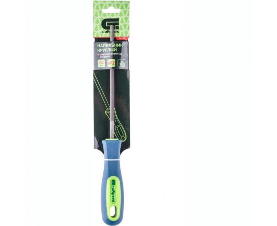 Круглый напильник, 150 мм двухкомпонентная рукоятка, №2 СИБРТЕХ 16124 – изображение 4