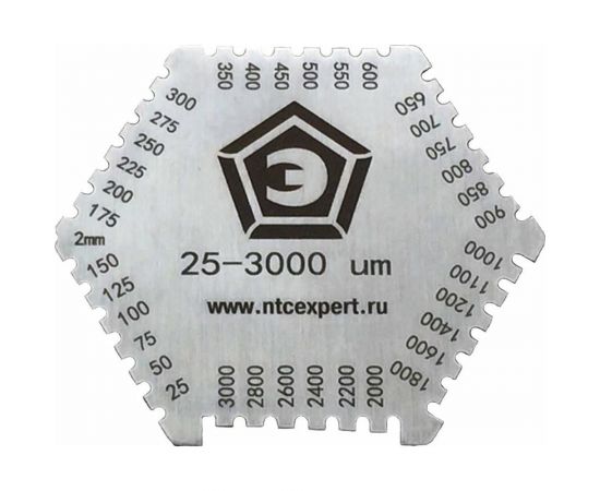 Толщиномер (гребенка) мокрого слоя НТЦ Эксперт ГЛК-1 до 3000 микрон ntc-000104 – изображение 4
