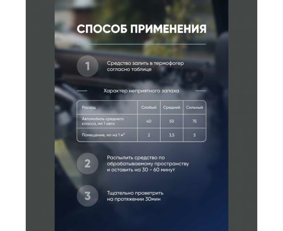 Жидкость для сухого тумана CleanBox Экотуман Fog нейтрализатор запаха, черный лед 1л 1312123жб – изображение 4