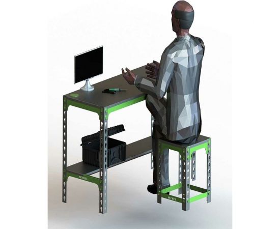 Металлический стол Metalex 750x1200x600 мм SMM751260 – изображение 4