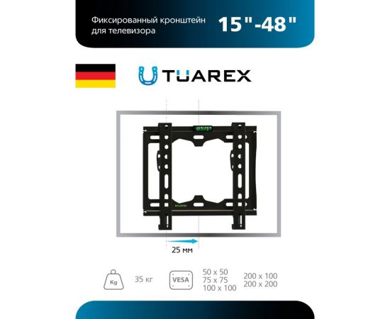 Кронштейн для LED/LCD телевизоров Tuarex OLIMP-115 black 40305 – изображение 5