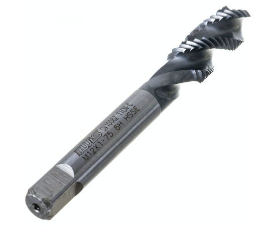 Метчик Partner M12x1.75 HSSE спиральная канавка 38, H6, TiAlN (серия TS01) 317120 – изображение 5
