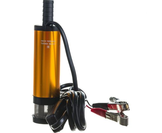 Насос для перекачки топлива Gold АВТОМАГНАТ D38мм, 12В съемный фильтр AM-21-003 – изображение 5