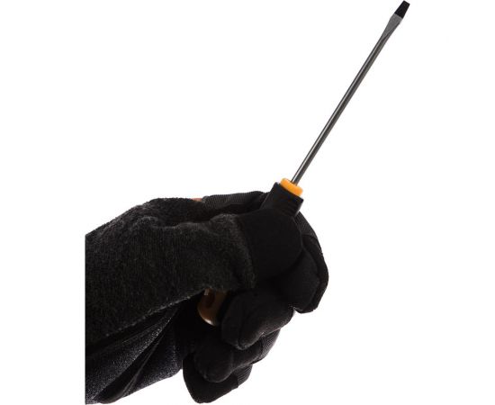 Шлицевая отвертка REXANT SL 4х100 мм, двухкомпонентная рукоятка 12-6424 – изображение 5