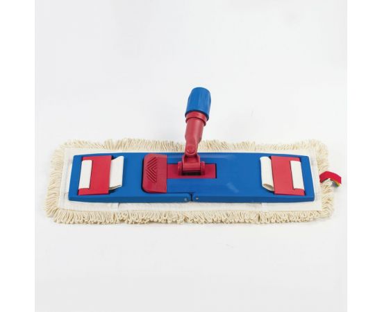 Плоская насадка МОП для швабры/держателя ЛАЙМА EXPERT 50 см, уши/карманы, нашивной хлопок 605304 – изображение 6