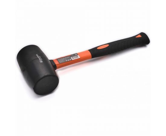 Киянка HARDEN резиновая, черная, фибергласовая ручка, 700 гр. 590417 