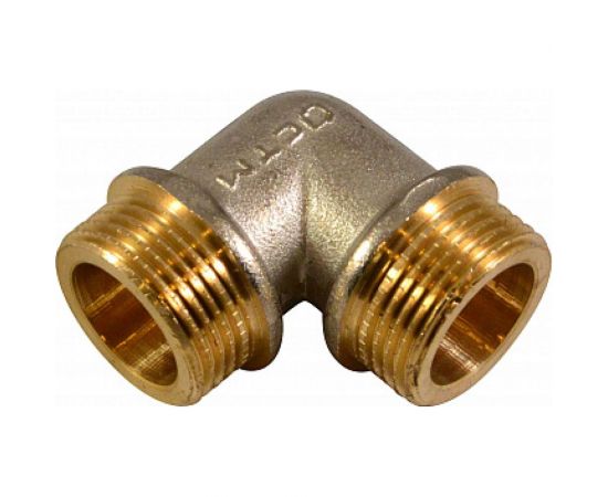 Уголок СТМ с ограничителем,1/2"", штуцер-штуцер CRLMMS12 