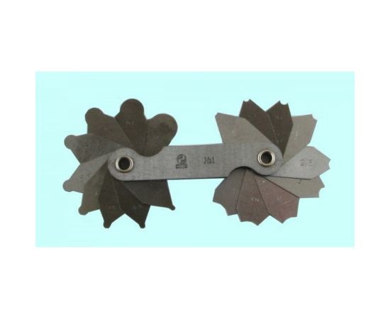 Набор радиусных шаблонов CNIC №2 R 8-25мм 54328 