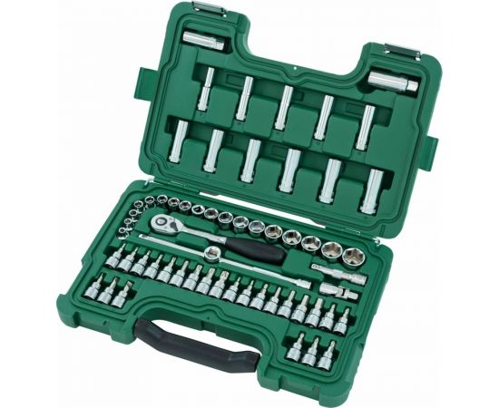 Набор торцевых головок из 60 предметов Sata под вороток 3/8 дюйма метрический 09004 