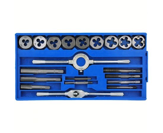 Набор метчиков и плашек S.E.B. М3-М12 20 предметов 511DL-HP20 