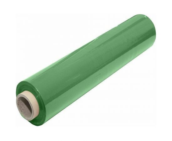 Стрейч пленка первый сорт ПАКПОЛИМЕР зеленая 500мм 1950гр 23мкм 