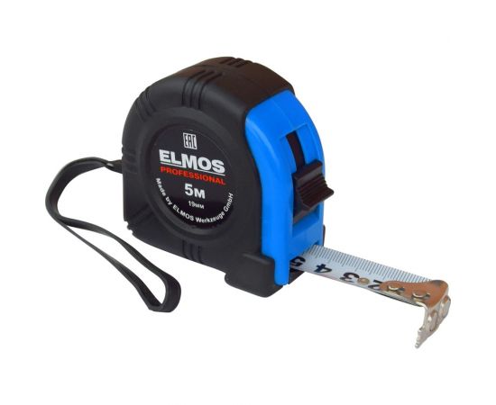 Рулетка Elmos 5 м, 19 мм, магнит, обрезиненная e70 513 