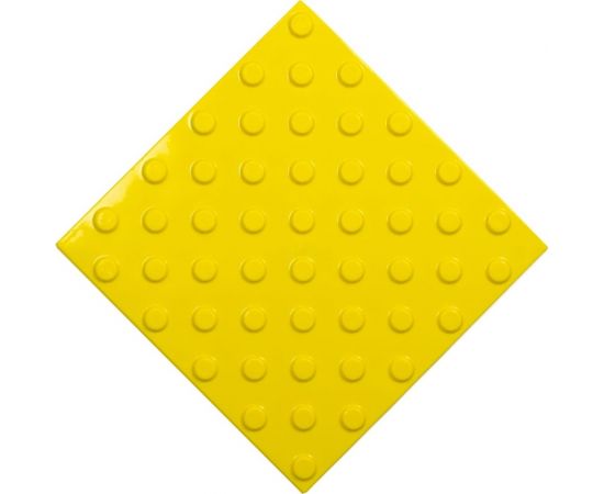 Тактильная плитка PALITRA TECHNOLOGY конусы шахматные 50245-3-PVC-300x300x4-Y-VI 