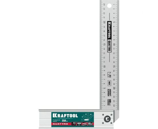 Складной столярный угольник KRAFTOOL Quattro 250 мм 3444 