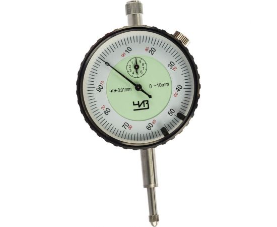 Индикатор часового типа (0-10 мм, 0.01 мм, с ушком) ЧИЗ 45735 