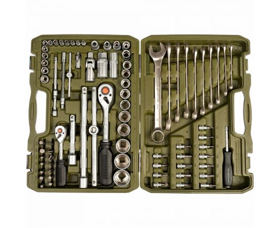 Набор инструмента 1/2, 1/4 82 предмета Дело Техники 620782 – изображение 2