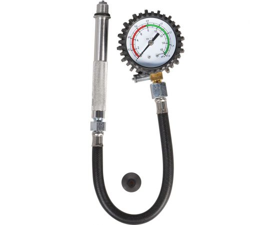 Универсальный бензиновый компрессометр Airline манометр в резиновом чехле, блистер AT-CM-06 – изображение 2