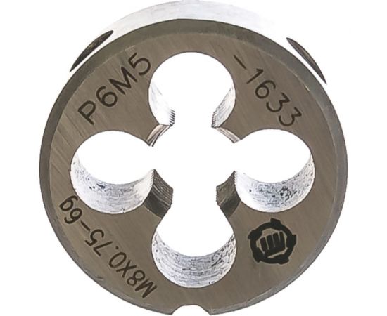 Плашка М 8 х0.75 Р6М5 6g ТМ Туламаш 141301 – изображение 2