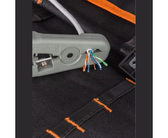 Клещи TDM КЗ-В, зачистка и обрезка витой пары UTP/SFTP регулируемый нож, «МастерЭлектрик» SQ1003-0201 – изображение 4